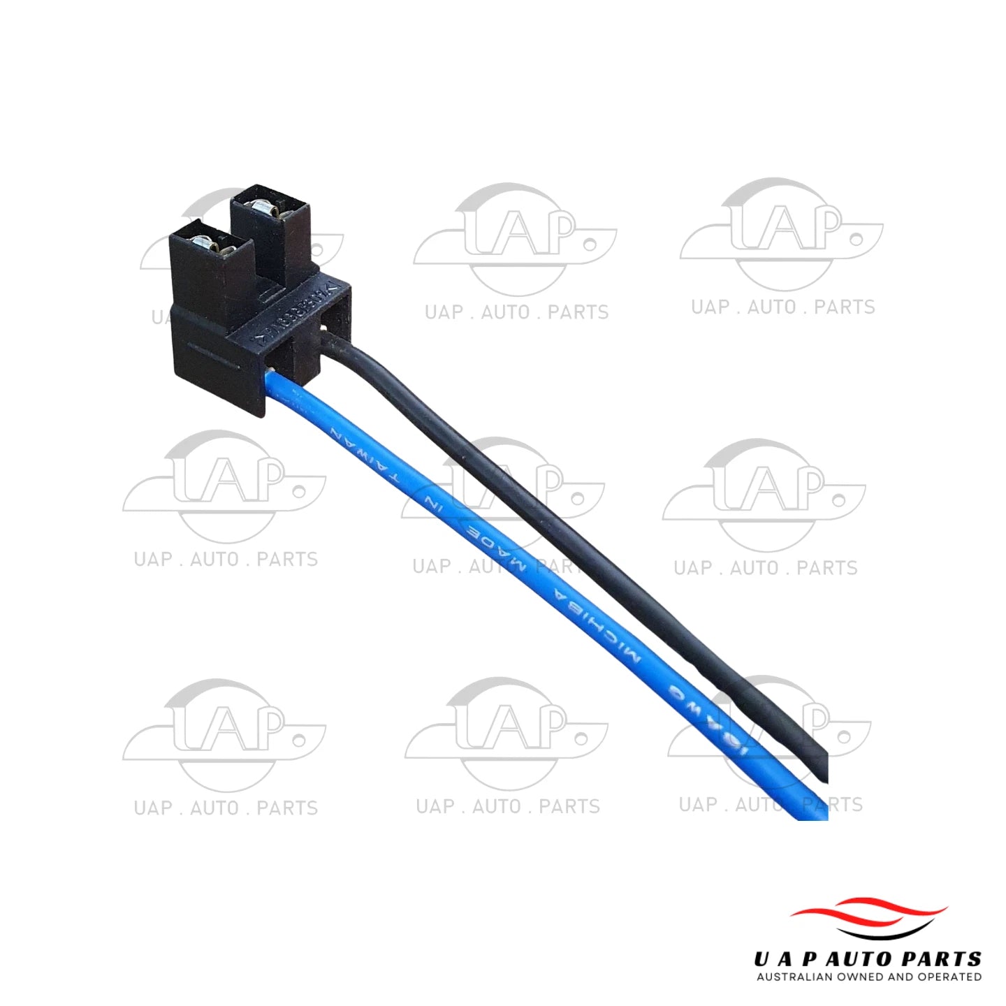 H7 Female Headlight Bulb Socket Wire Harness L Shape for Various Models (N/A)