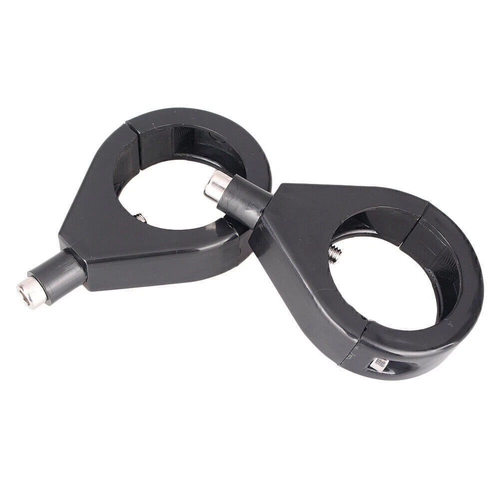 41mm ABS Turn Signal Indicator Fork Clamp Mount Bracket for Harley Black