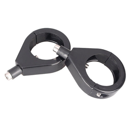 41mm ABS Turn Signal Indicator Fork Clamp Mount Bracket for Harley Black