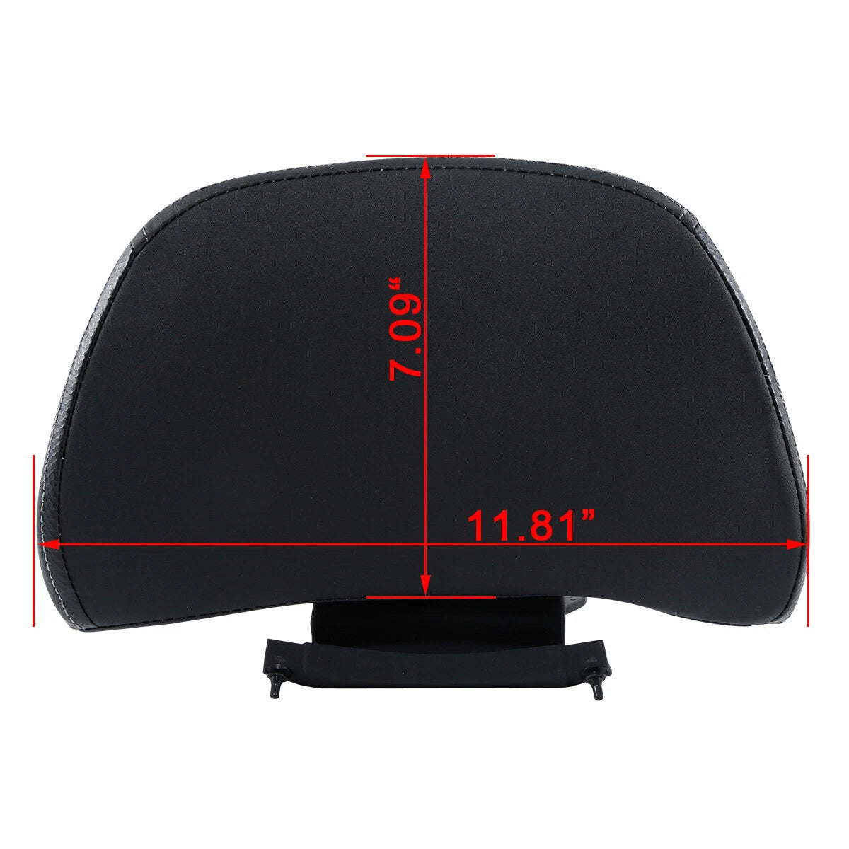 Black Rear Backrest Pad for Honda Goldwing 1800 GL1800 (2018-2025)