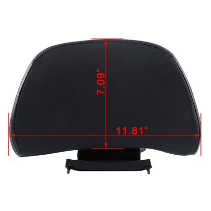 Black Rear Backrest Pad for Honda Goldwing 1800 GL1800 (2018-2025)