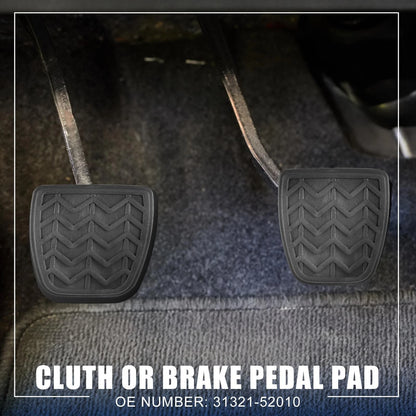 1 Pair / Clutch Or Brake Pedal Pad for Toyota Tacoma (2001–2017)