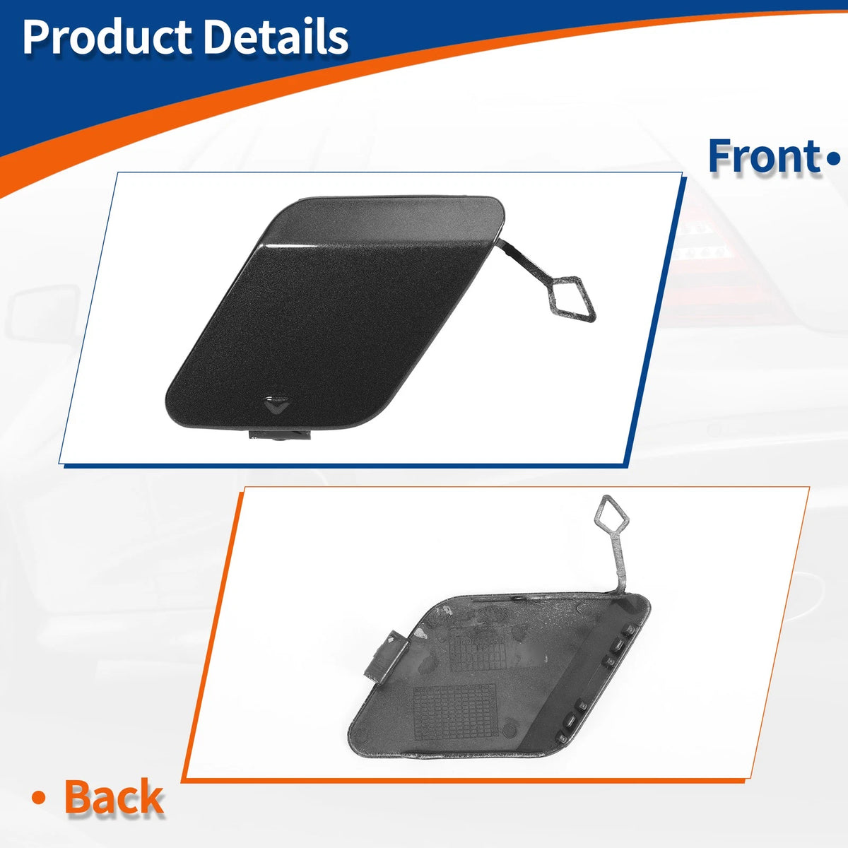 Rear Tow Hook Cover for BMW 1 Series F20 (2011-2019) - Mineral Grey