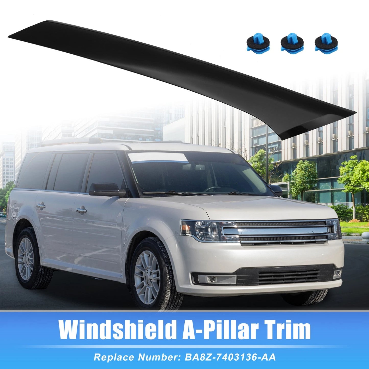 Right Windshield A-Pillar Trim Panel for Ford Flex (2009-2019)