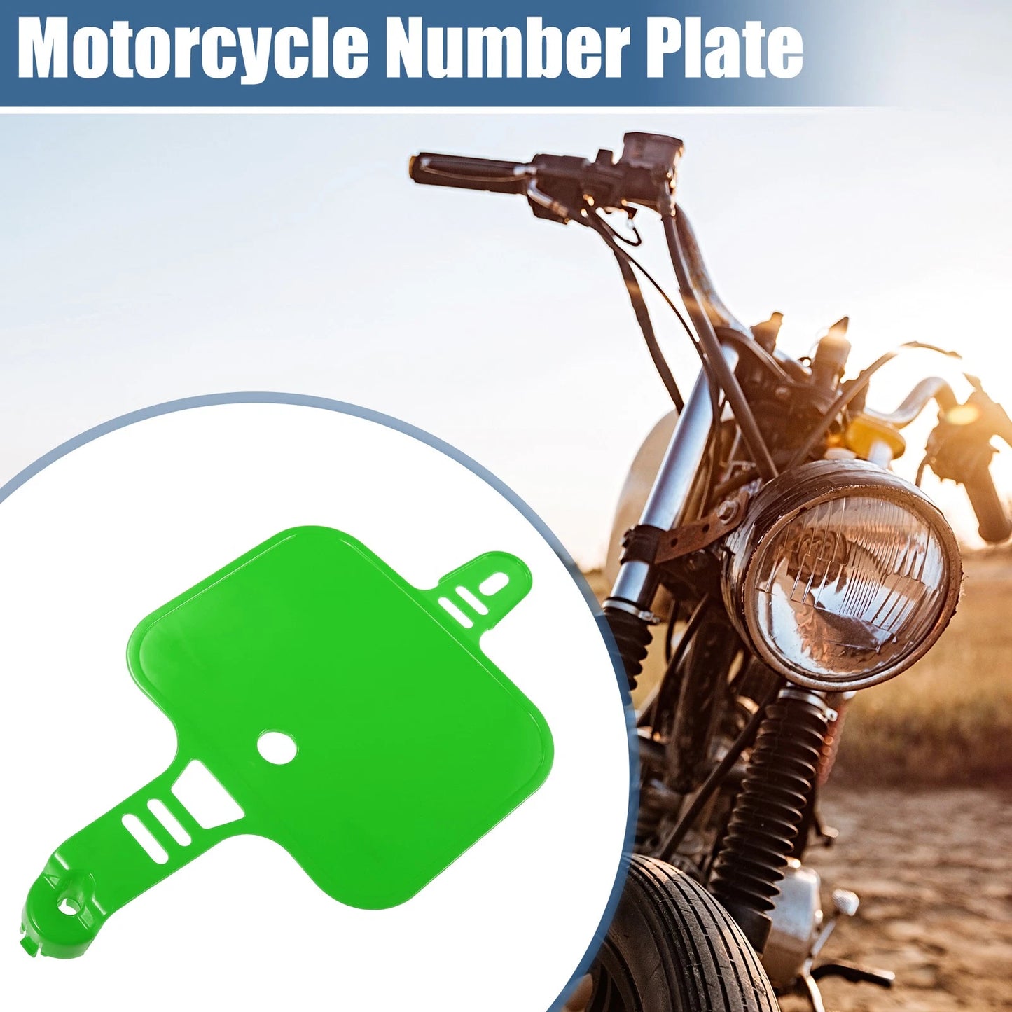 Number Plate Honda XR CRF XR50 CRF50 50cc 70cc Green