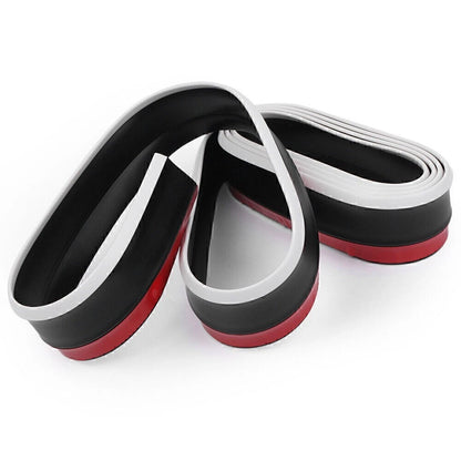 2.5M White Lower Lip Protector Strip Bumper Guard for Car (No Year Specified)