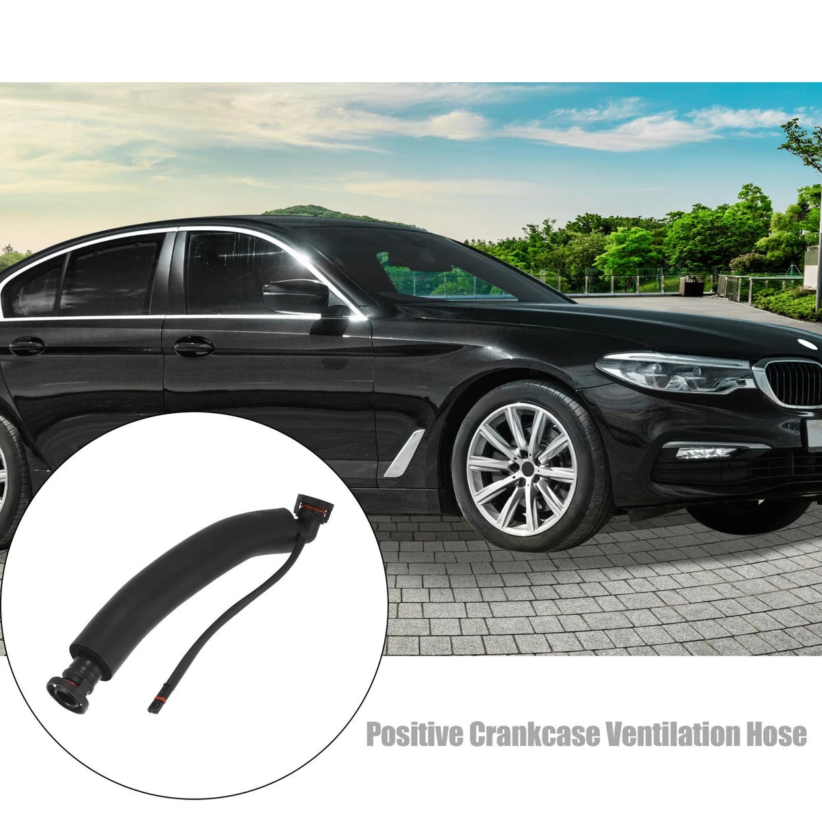 PCV Crankcase Ventilation Hose for BMW 330i 325i 530i 525i (2001-2006)