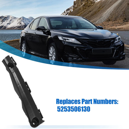 Front Right Bumper Bracket for Toyota Camry 2.5L (2018-2023) Plastic Black