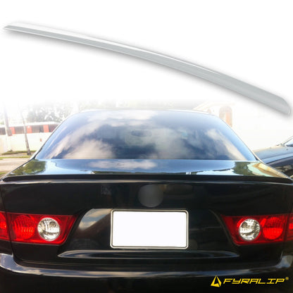 Boot Lip Spoiler for Honda TSX (2004-2008) Satin Silver