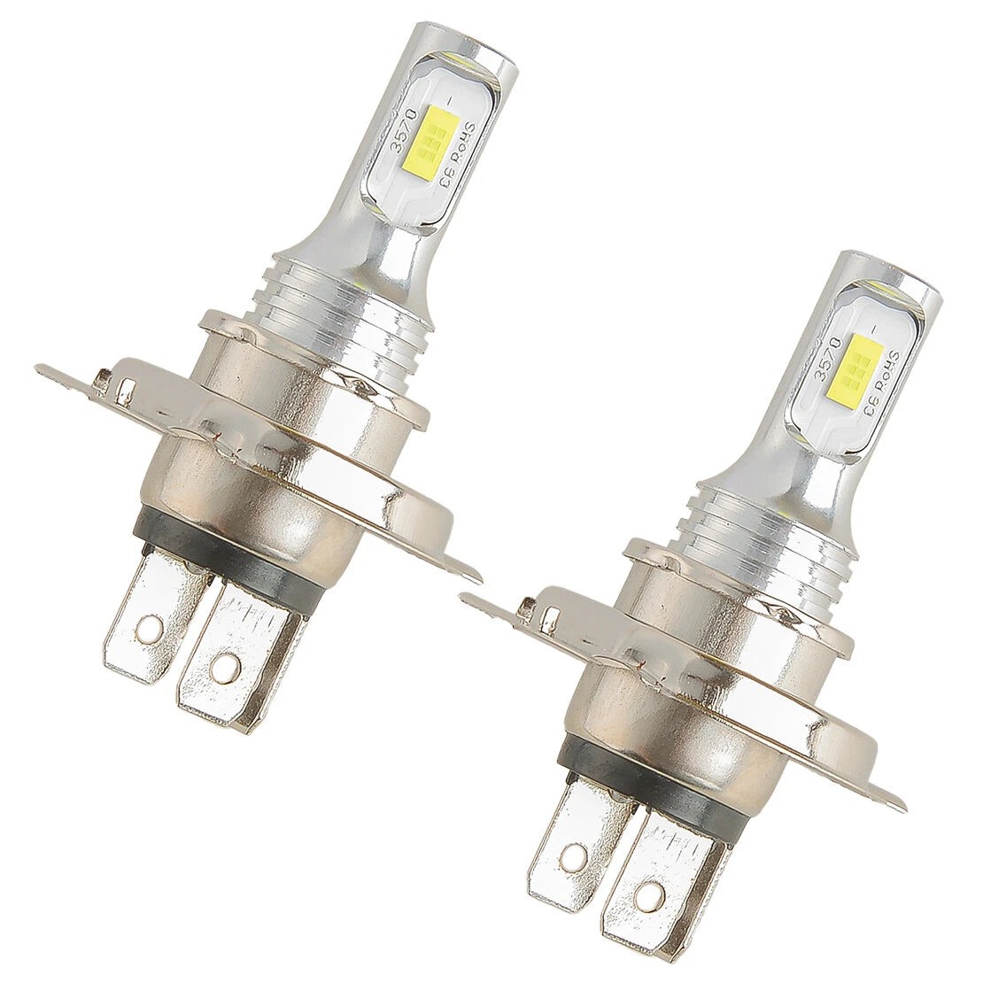H4 9003 LED Bulbs High-Low Beam Motorcycle Headlight White 6000K
