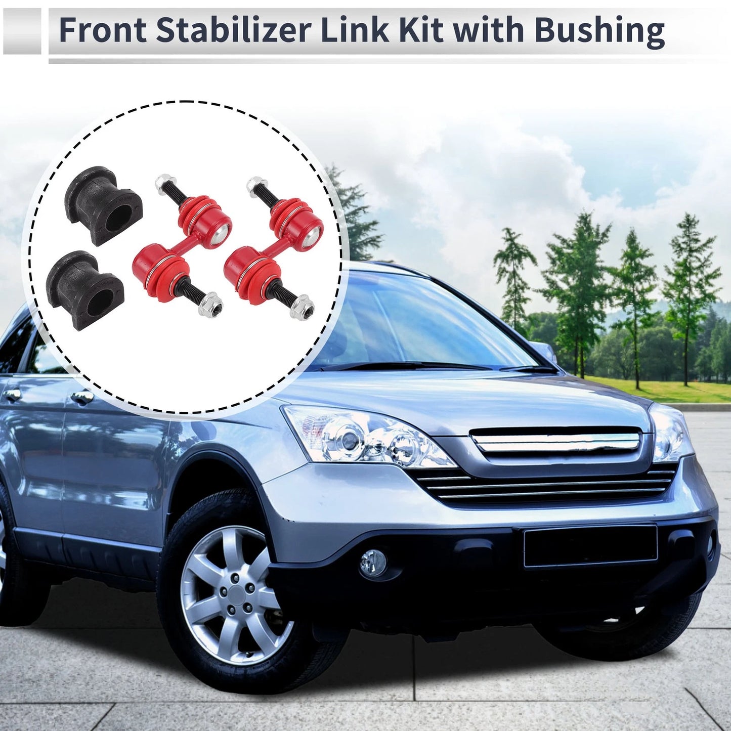 Front Stabilizer Bar Links  Bushing for Honda CR-V (1997-2001)