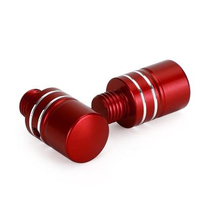 M10 Mirror Thread Cover Caps Red for BMW R 1200 1250 GS LC/Adv (2013-2021)