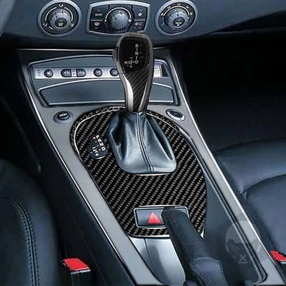Carbon Fiber Automatic Gear Shift Knob & Console Panel For BMW E85 Z4 2001-2008