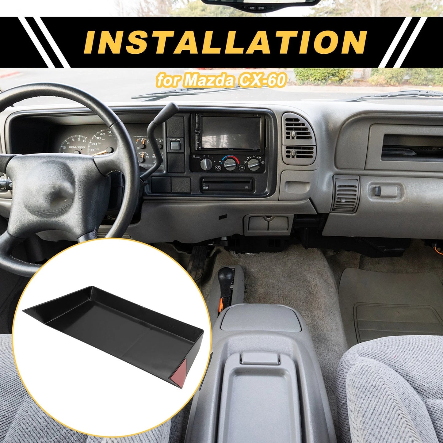 Center Console Armrest Organizer Tray for Mazda CX-60 (2023)