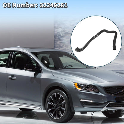 Upper Radiator Hose for Volvo S60 (2001-2010) Rubber Black 1 Pc