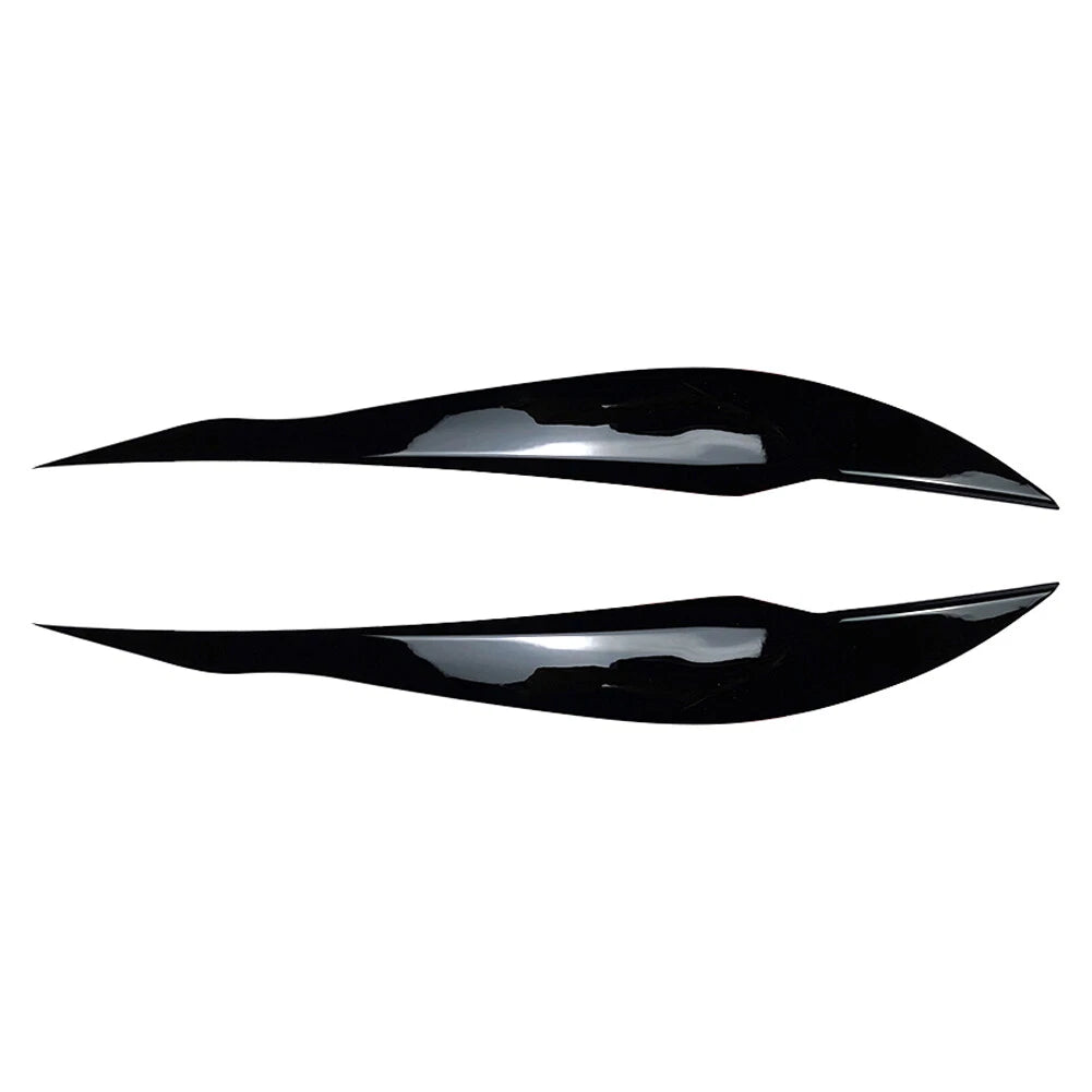 Gloss Black Headlight Eyebrow Eyelid Covers for BMW 3 Series F30 F31 (2012-2019)