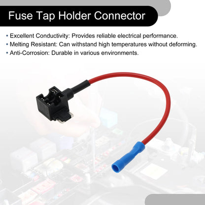 Mini Fuse Tap Adapter w/ 5 x 10A Blade Fuses for DC 32V