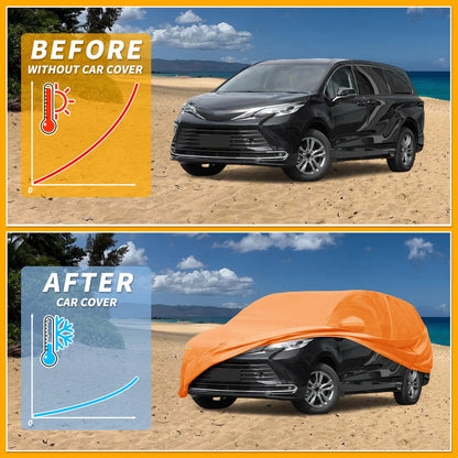 Waterproof All Weather Car Cover for Toyota Sienna (2011-2023)