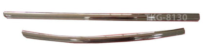 2 x Door Cab Window Sill Belt Line Molding for Mitsubishi L200 Triton (2019-2020)