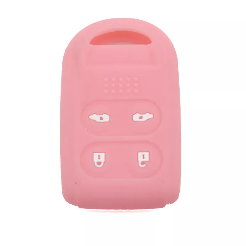 Pink Silicone FOB Key Cover Case fit for Honda Odyssey Smart Remote Key