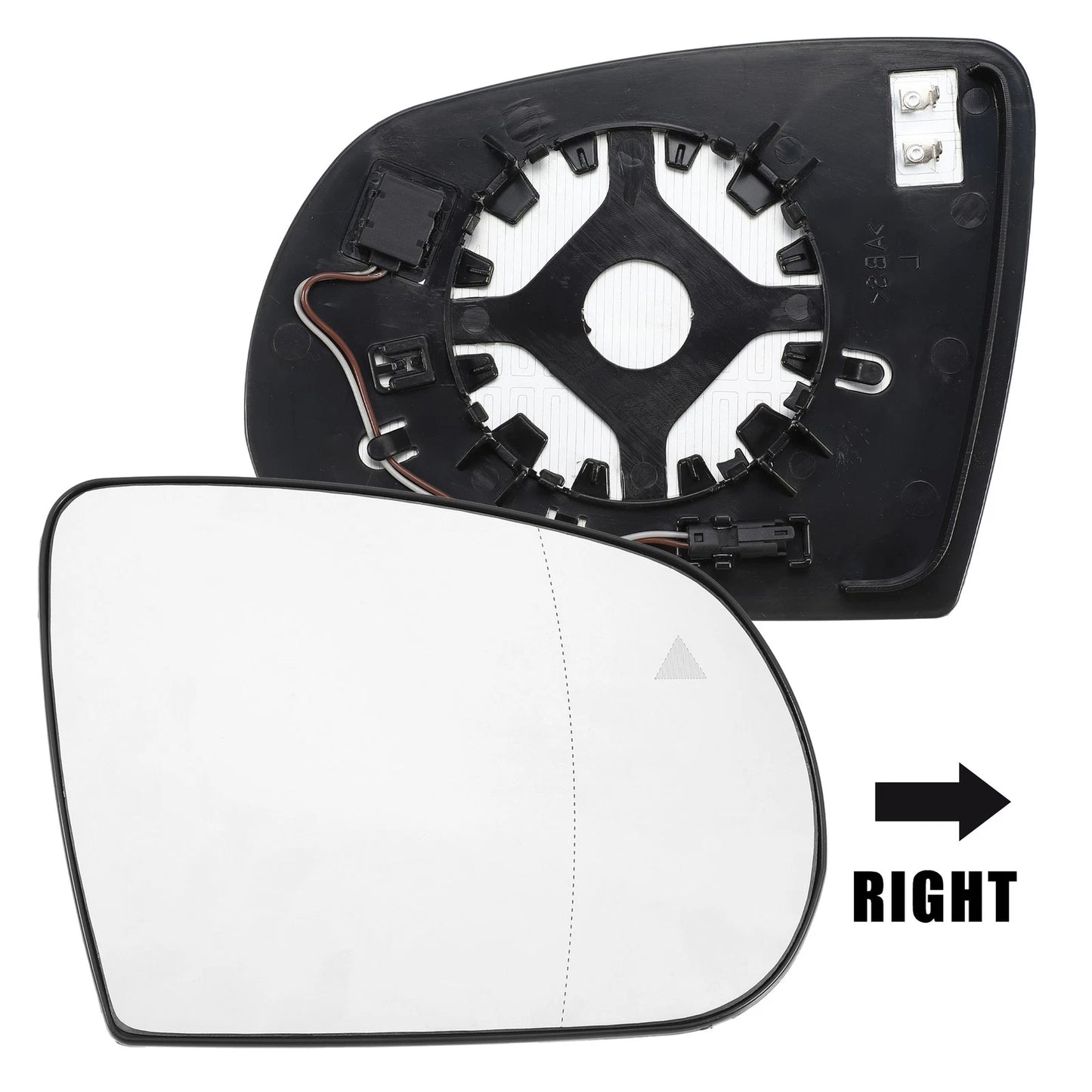 Heated Right Side Mirror Glass Replacement for Jeep Cherokee (2014-2019)