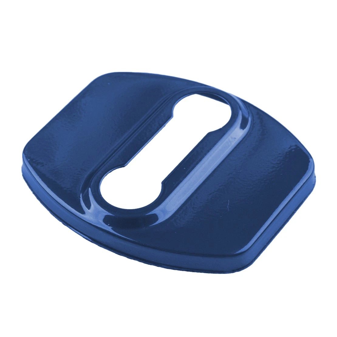 4 x Blue Stainless Steel Door Lock Protector Covers for Kia Hyundai Elantra