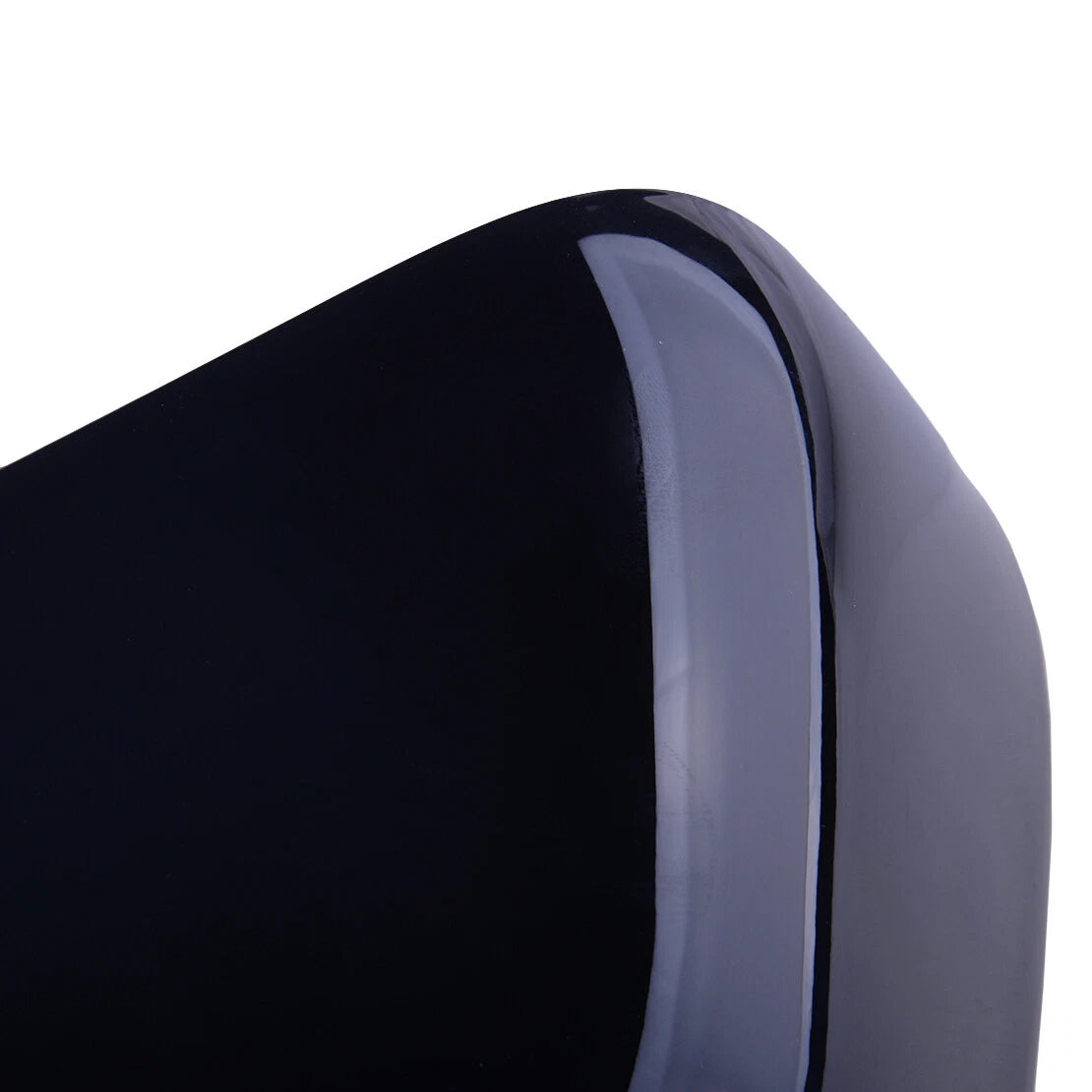 Glossy Black Top Half Mirror Cover for Ford F250 F350 Super Duty (2017-2020)