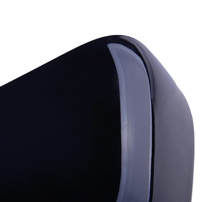Glossy Black Top Half Mirror Cover for Ford F250 F350 Super Duty (2017-2020)