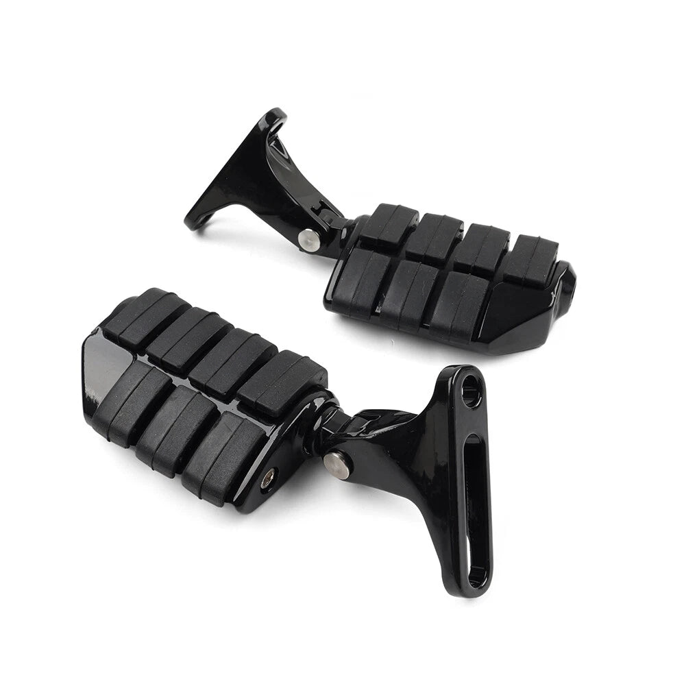 Black Rear Passenger Footpeg Mount Bracket for Harley Electra Street Glide (1993+)