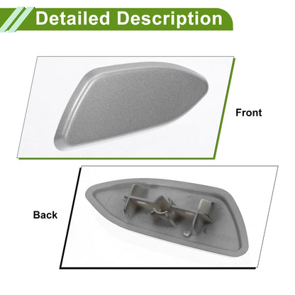 Front Left Washer Nozzle Cover for Toyota Rav4 (2010-2012) Silver Tone