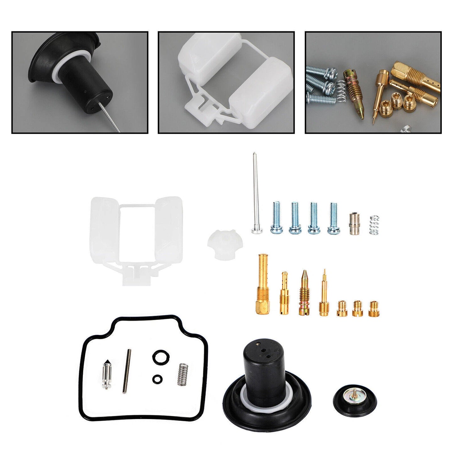 Carburetor Repair Kit for Honda CN250/CH250 Helix/Fusion 250 (2001-2009)