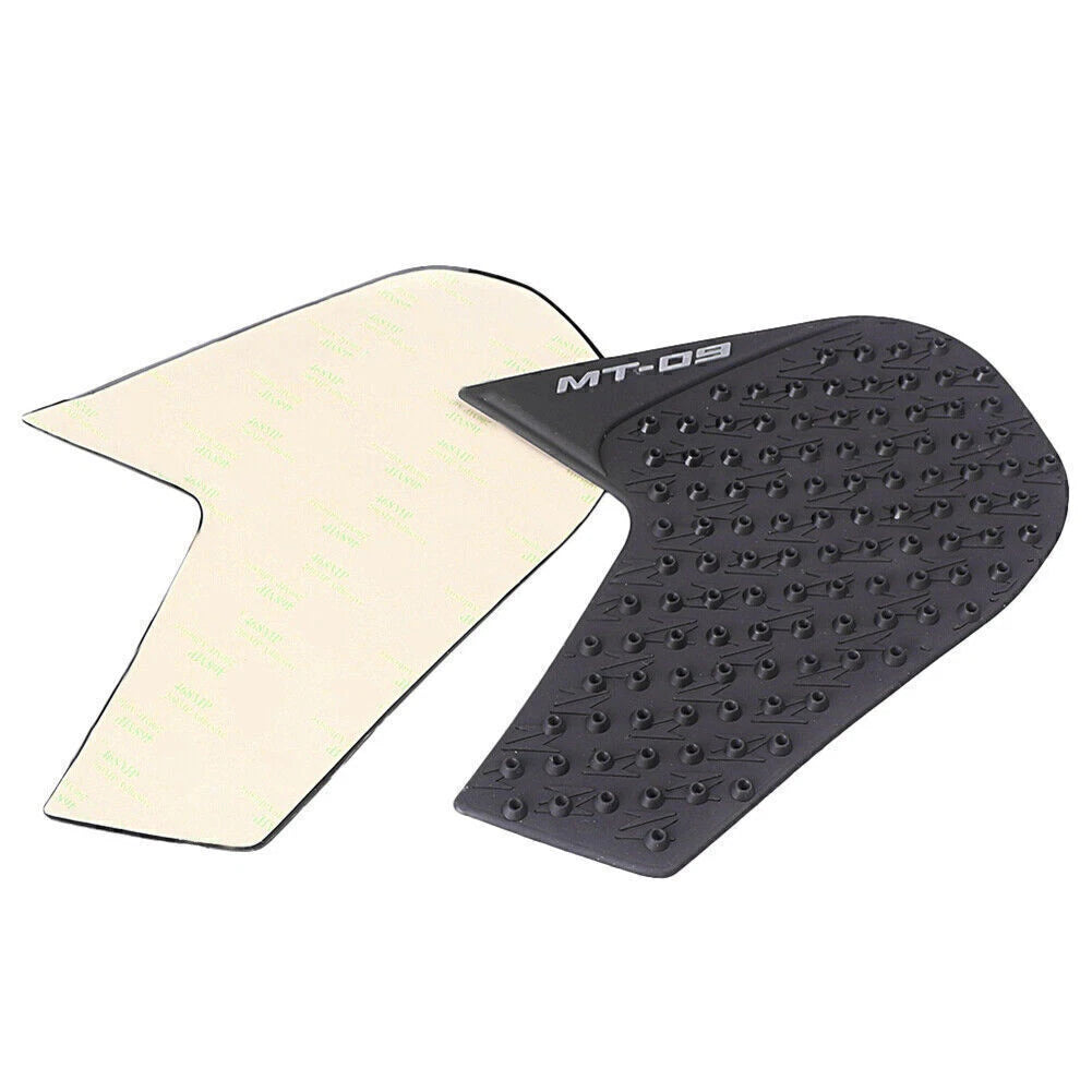 Black Rubber Traction Side Tank Pad for Yamaha MT-09/FZ09 (2014-2015)