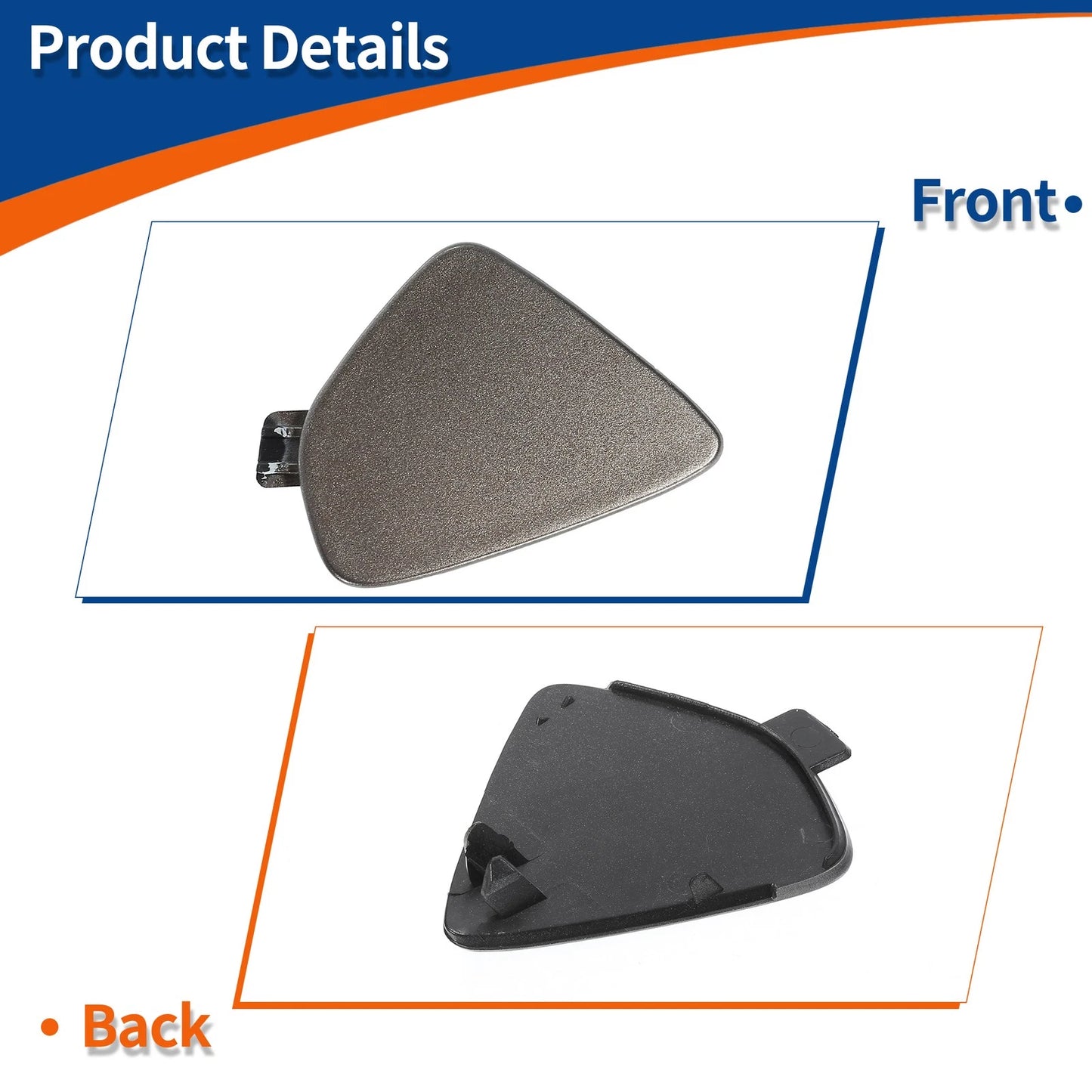 Front Right Tow Hook Cover for Volvo XC60 (2014-2017) Dark Gray