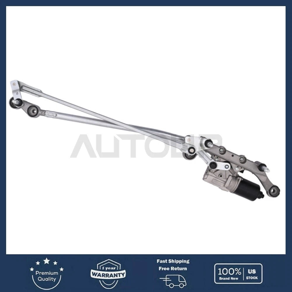 Front Windshield Wiper Linkage w/Motor for Audi Q7 (2007–2015)
