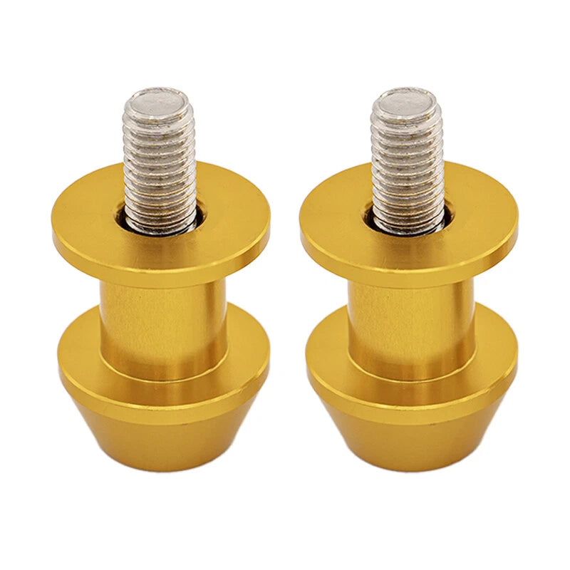 Gold Swingarm Spools for Kawasaki Ninja 250 300 400 650 (2013-2023)