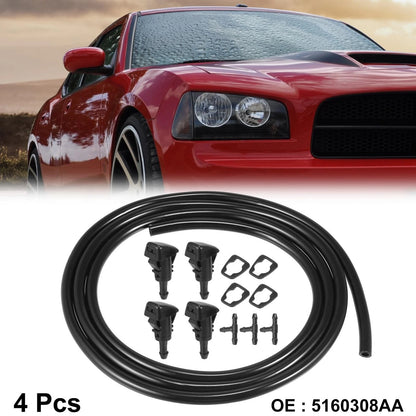 4pcs Front Windshield Washer Nozzles for GMC Envoy (2002–2009)