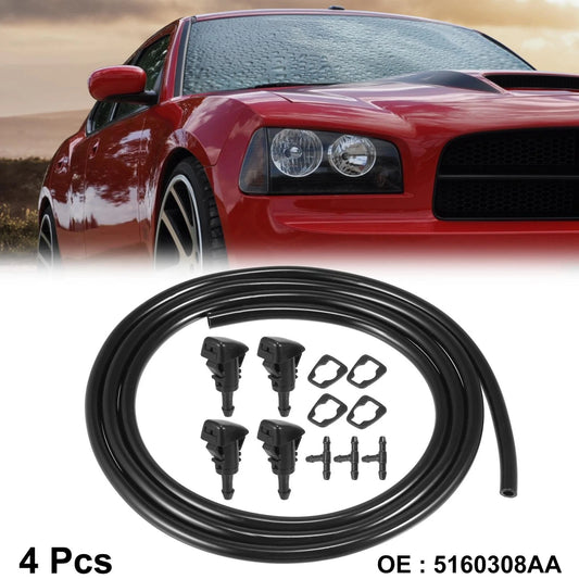 4pcs Front Windshield Washer Nozzles for GMC Envoy (2002–2009)