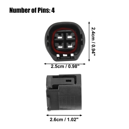 4 Pin Alternator Connector Adapter Plug Clip for Toyota