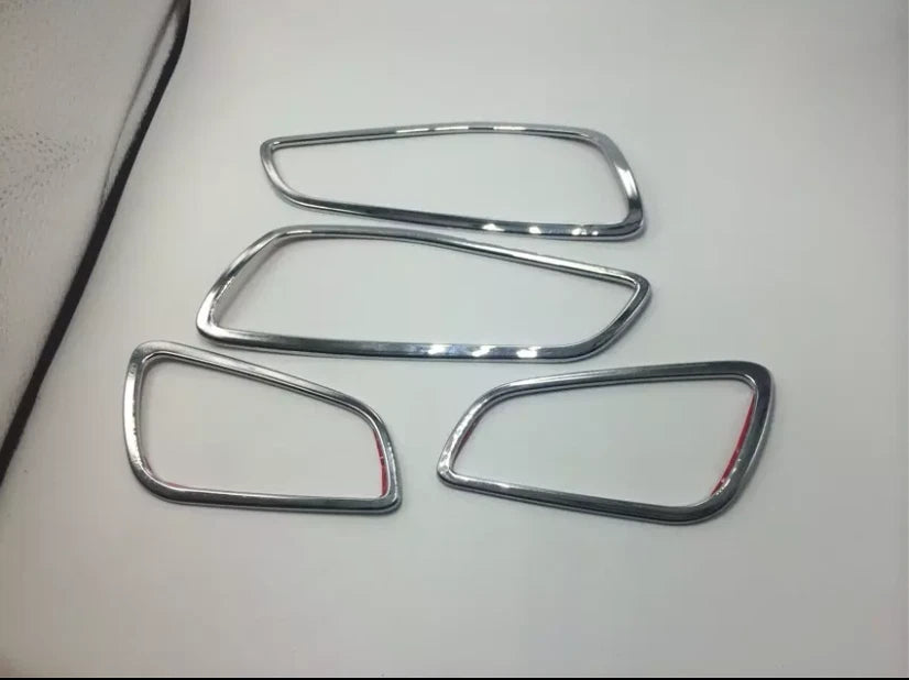 Inner Door Handle Frame Cover Trim for 2013-2019 Ford Escape Kuga Chrome 4 x pcs