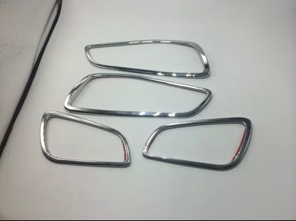 Inner Door Handle Frame Cover Trim for 2013-2019 Ford Escape Kuga Chrome 4 x pcs