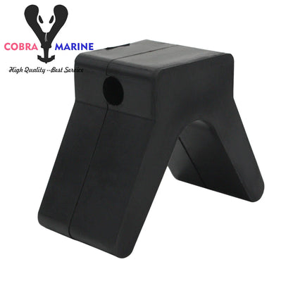 2 Inch V Bow Stop Polyurethane Mounting Hole for 3/8" Bolt