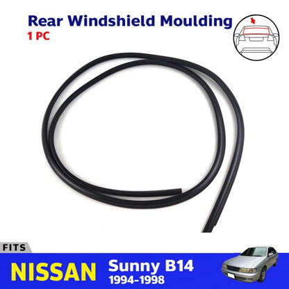 Rear Windshield Moulding Rubber Weatherstrip Fits Nissan Sunny B14 Sedan 1994-98