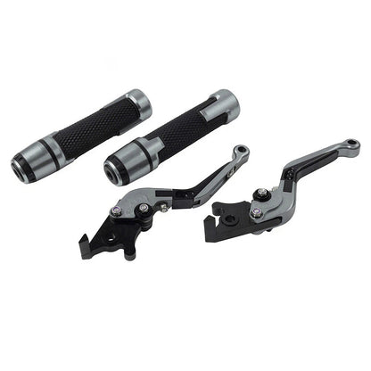 Titanium Extendable Brake Clutch Lever Grip Set for Yamaha YZF R1 R6