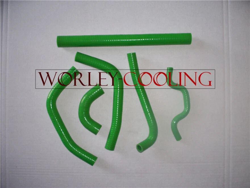 Silicone Radiator Hose for Kawasaki KXF250 KX250F (2009-2014) 2 x GREEN