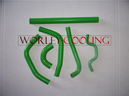 Silicone Radiator Hose for Kawasaki KXF250 KX250F (2009-2014) 2 x GREEN