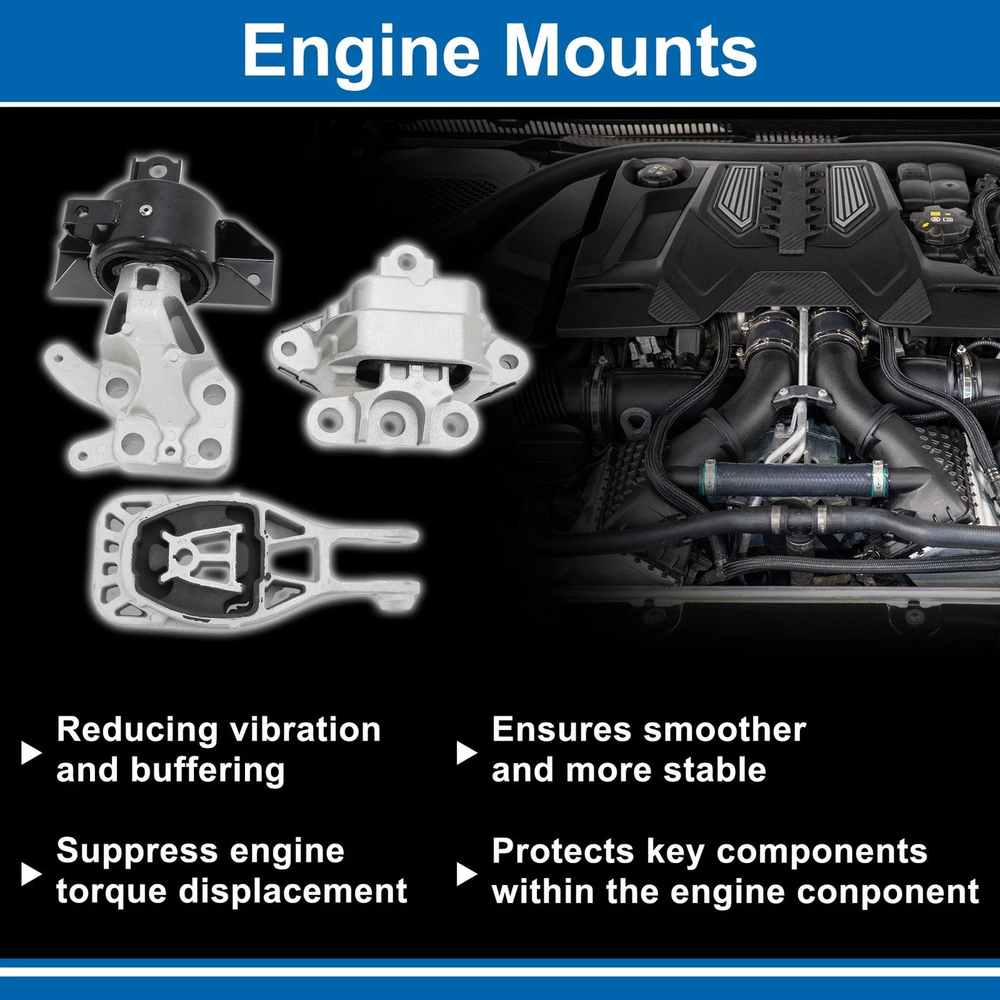 Engine Motor Mount / 3 Pcs for Buick Encore (2013–2015)