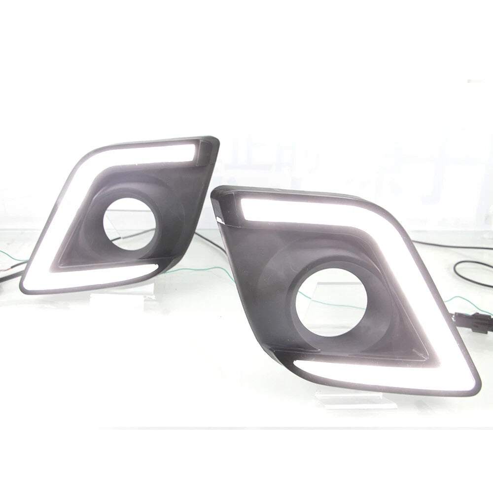 Fog Lamps Day Running Lights w Turn Signal for Toyota Hilux (2015–2017)