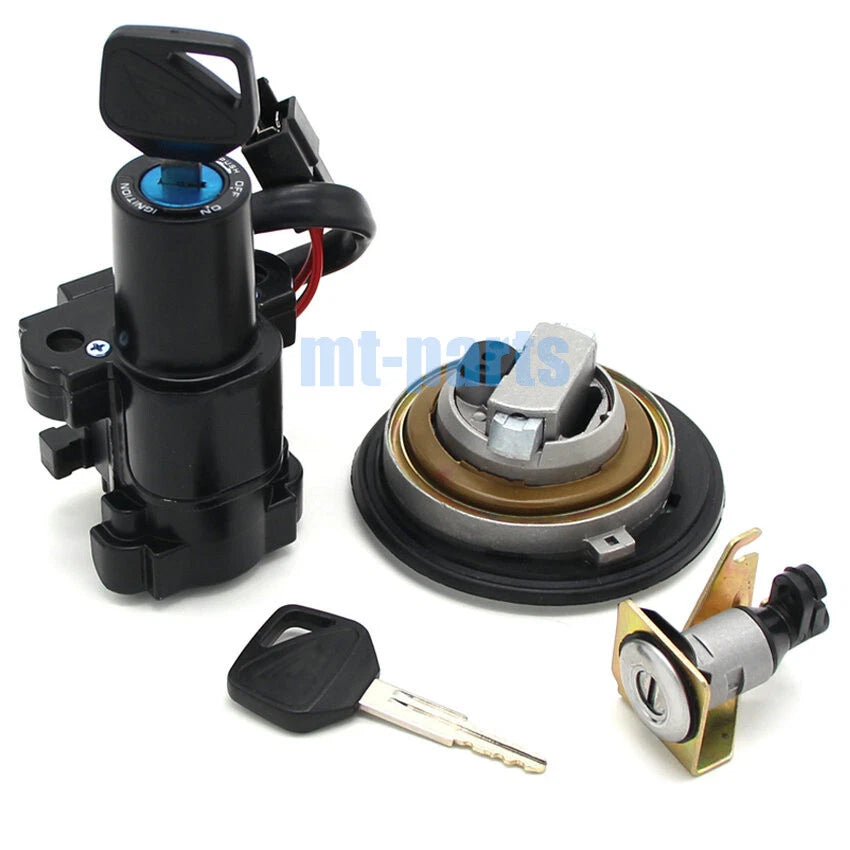 Ignition Key Switch & Fuel Tank Cap Seat Lock Set for Honda CB250F CB300F (2015-17)