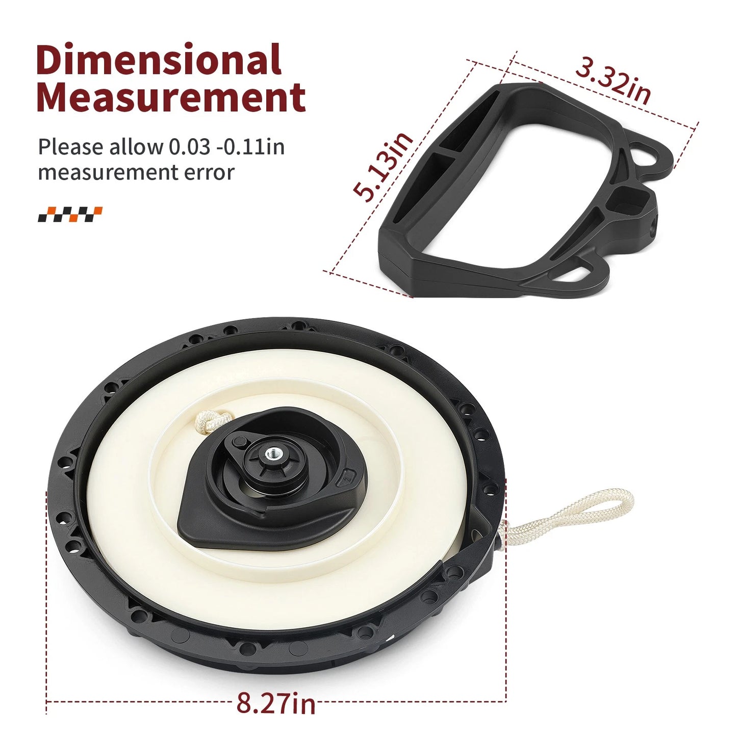 Recoil Pull Starter for Ski-Doo Freeride 800R E-TEC 2011-2017 137/146/154in