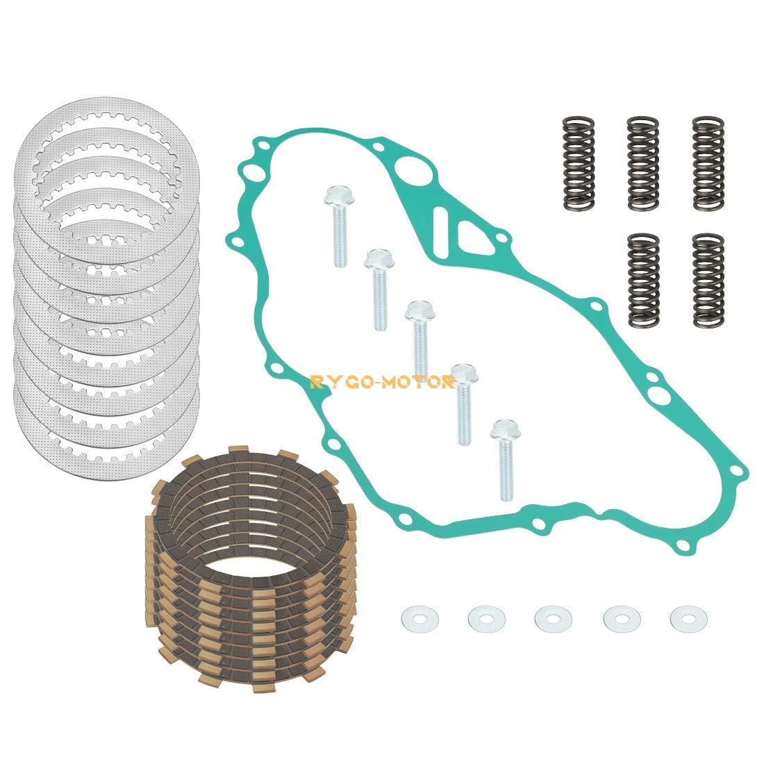Clutch Friction and Steel Plates Springs for Yamaha WR250F YZ250FX (2015–2019)